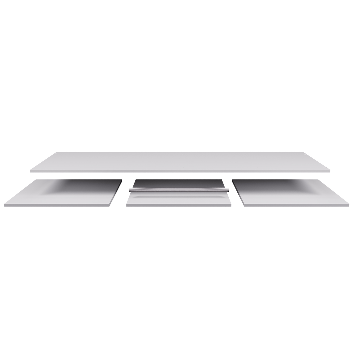 Papildomas lentynų paketas SIPKE, spintai, pušis, balta