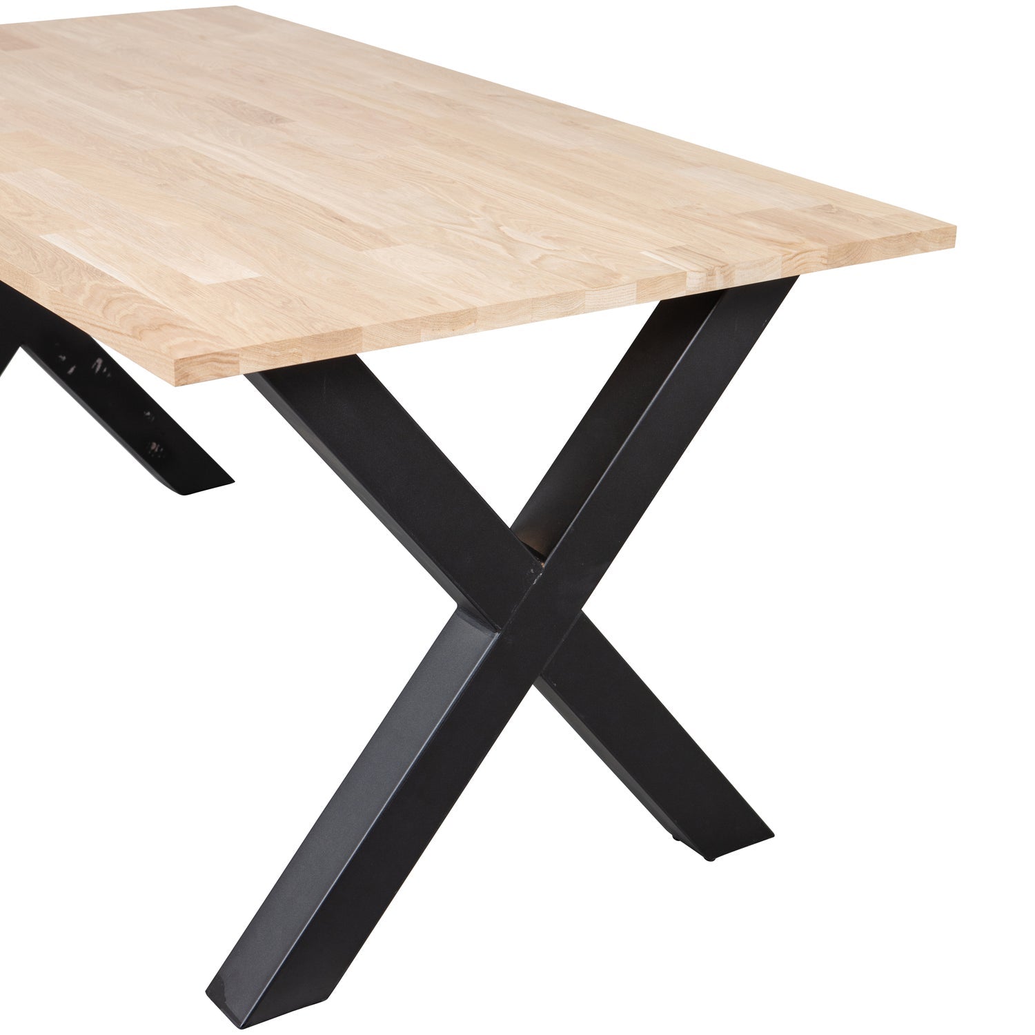 Valgomojo stalas TABLO, ąžuolas 180x90 cm, Alkmaar kojos