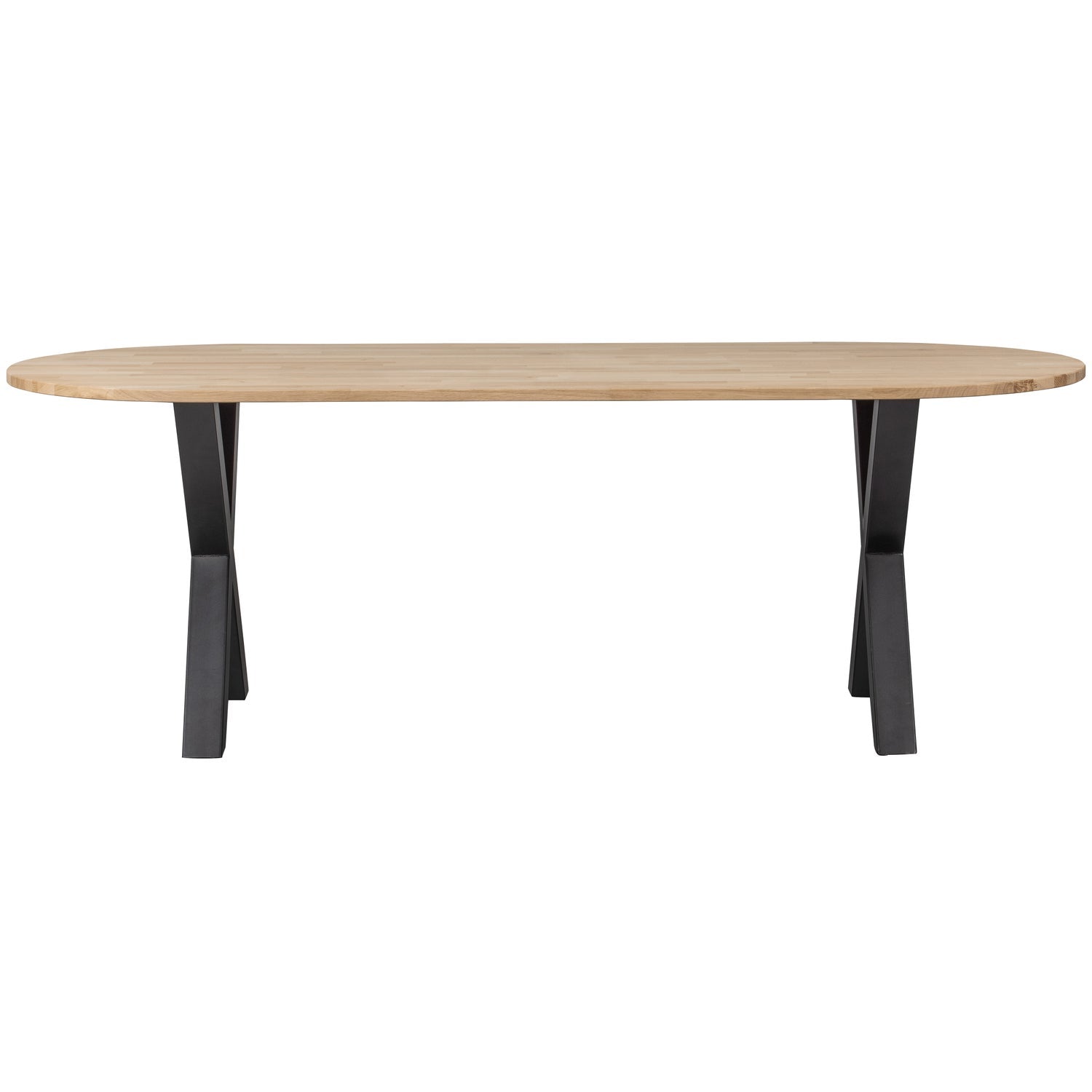 Stalas TABLO, ąžuolas ovalus 220x90 Alkmaar