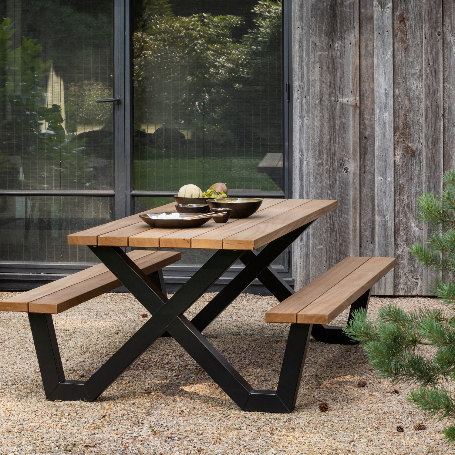 Outdoor table TABLO, Thermo Ayous X-legs