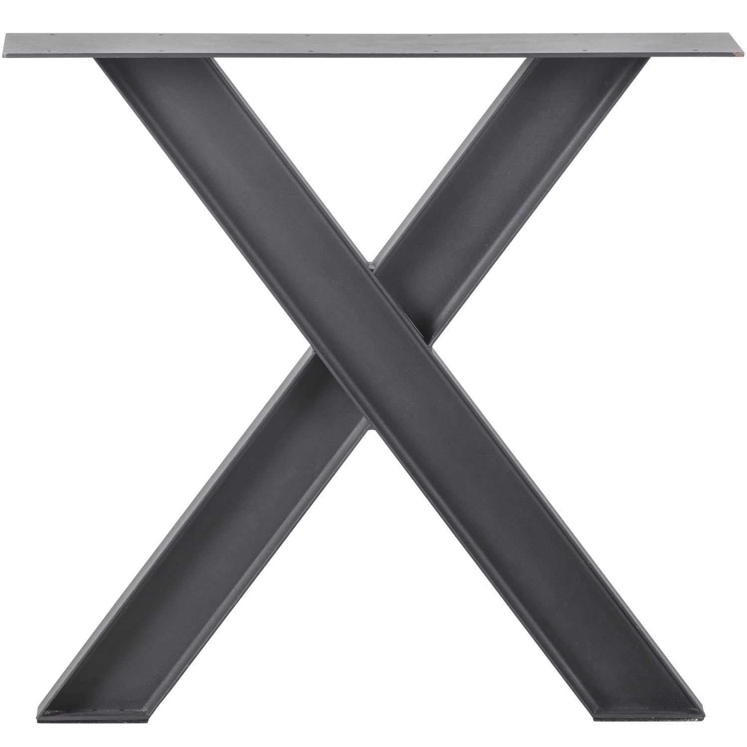 Stalo koja INDUSTRIAL, X formos juoda