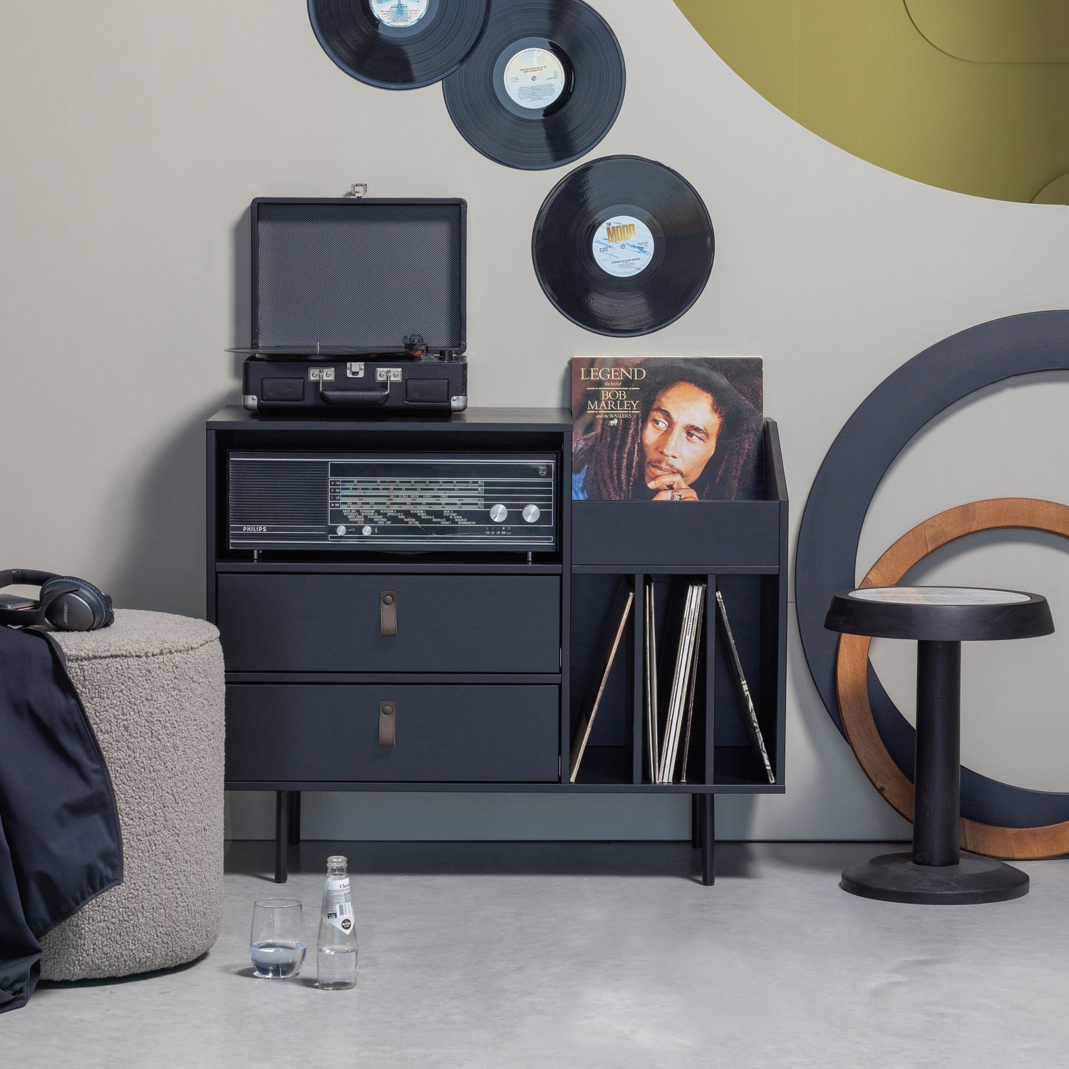 Fotelis MUSE, natūralus audinys