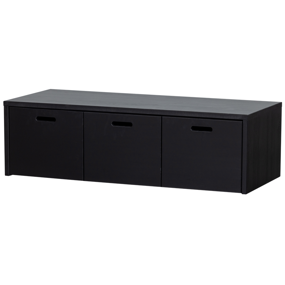 Suoliukas SILKE, pušis, tamsiai juoda