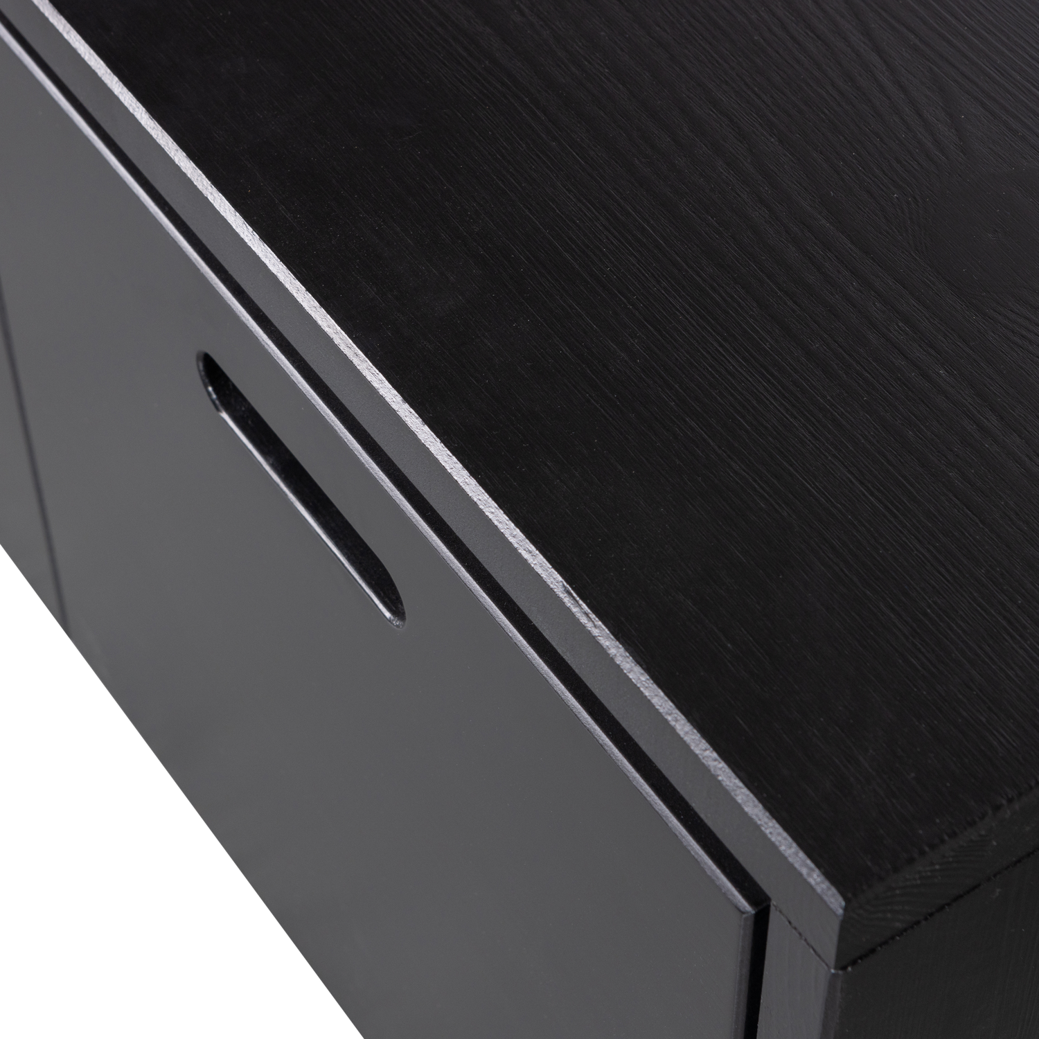 Suoliukas SILKE, pušis, tamsiai juoda