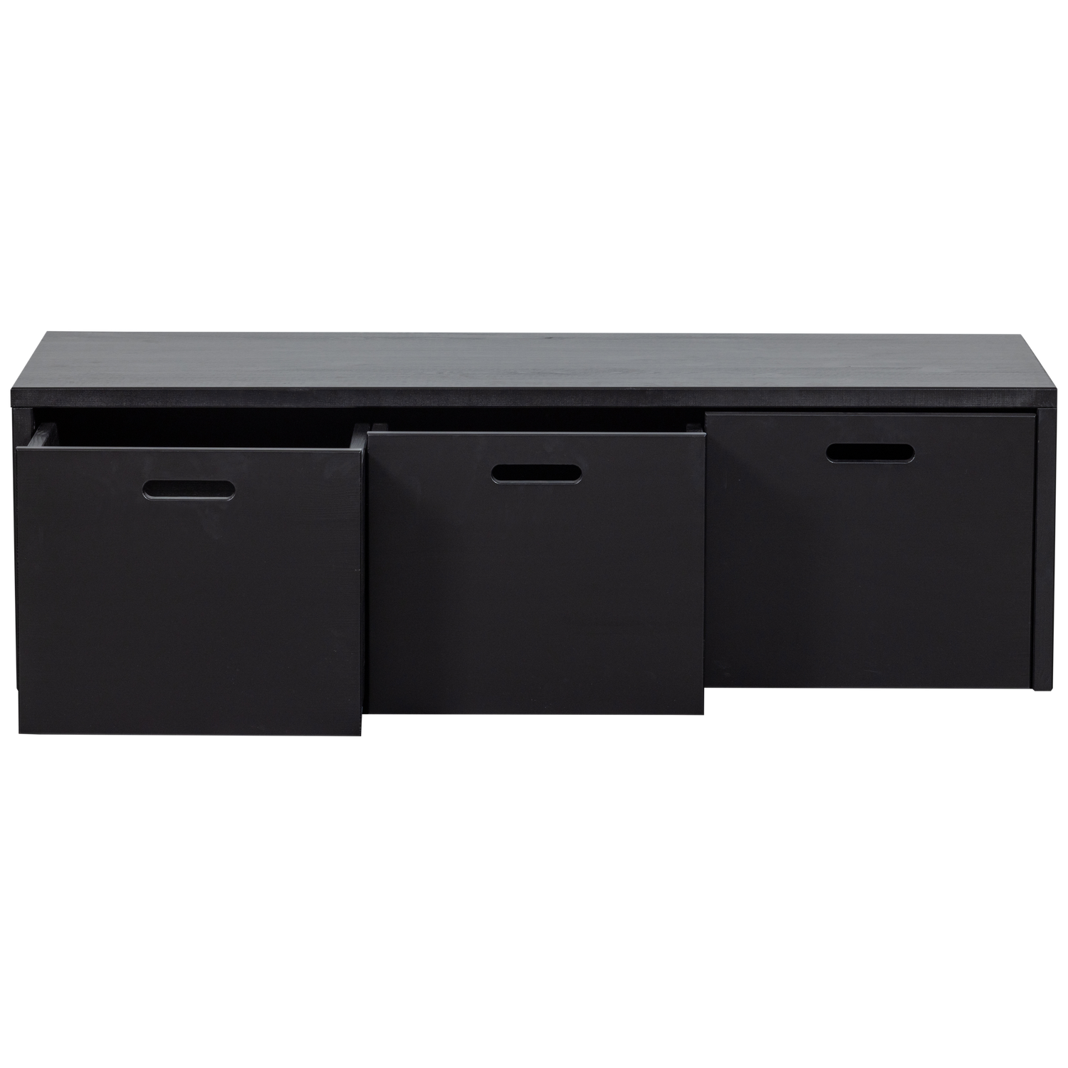 Suoliukas SILKE, pušis, tamsiai juoda