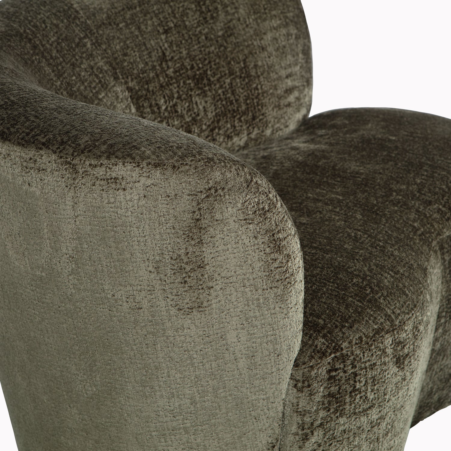 Maža sofa STONE, kairė, šiltai žalia