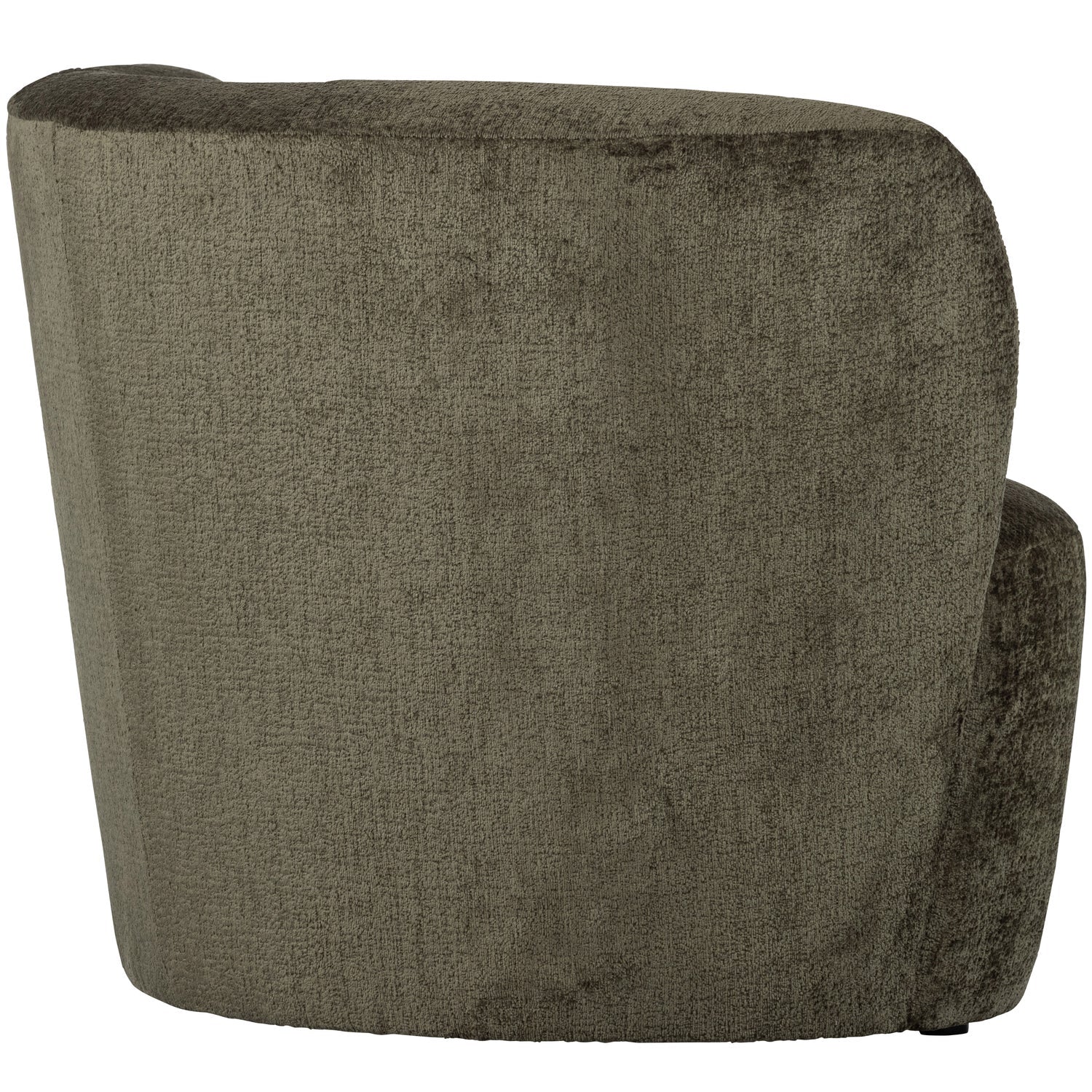 Maža sofa STONE, kairė, šiltai žalia