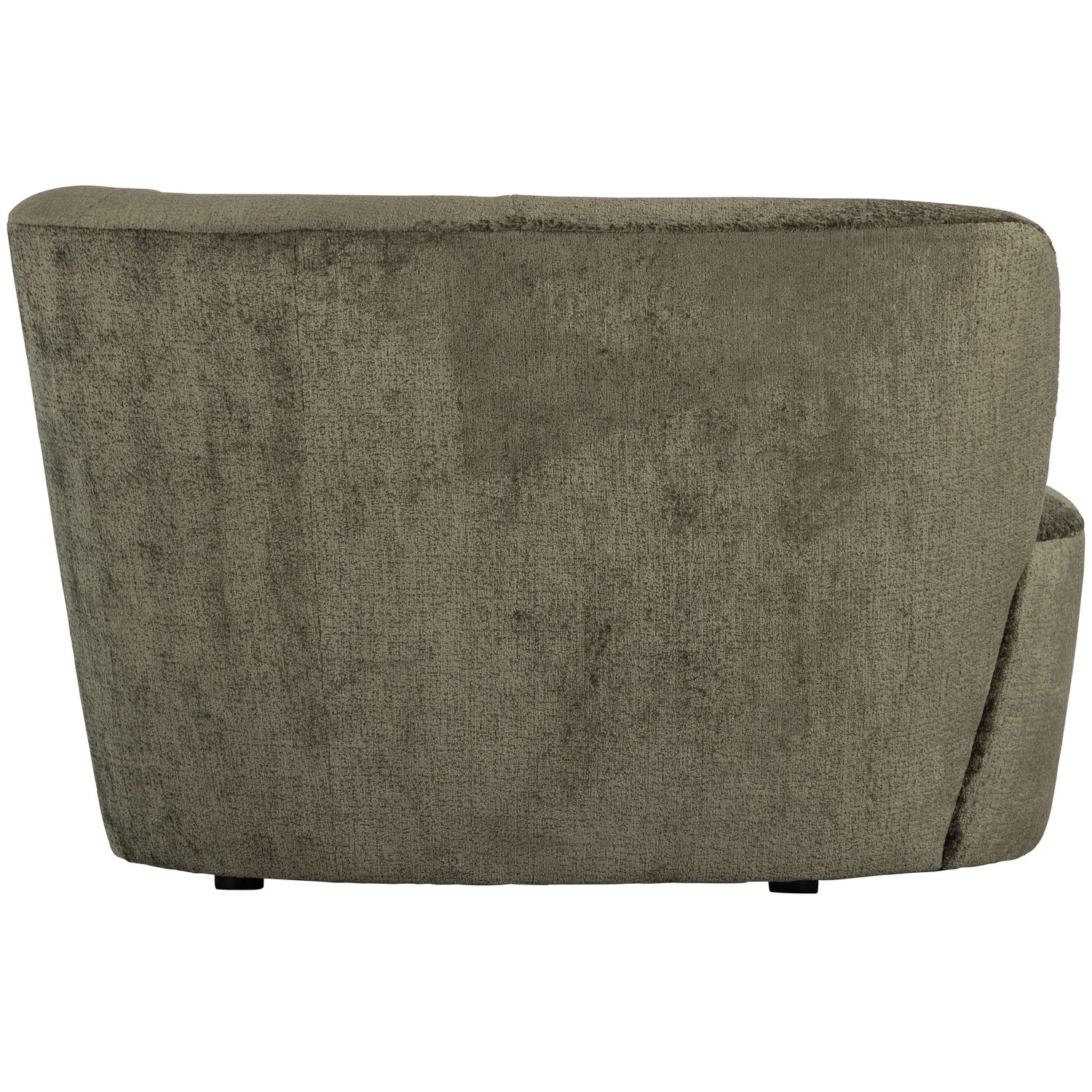 Maža sofa STONE, dešinė, šiltai žalia