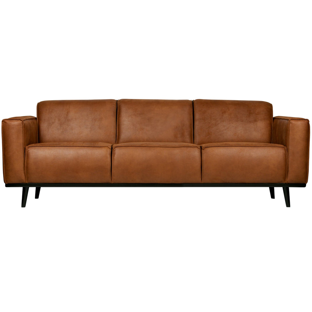 Sofa STATEMENT 3-vietė 230 cm, eko oda konjako