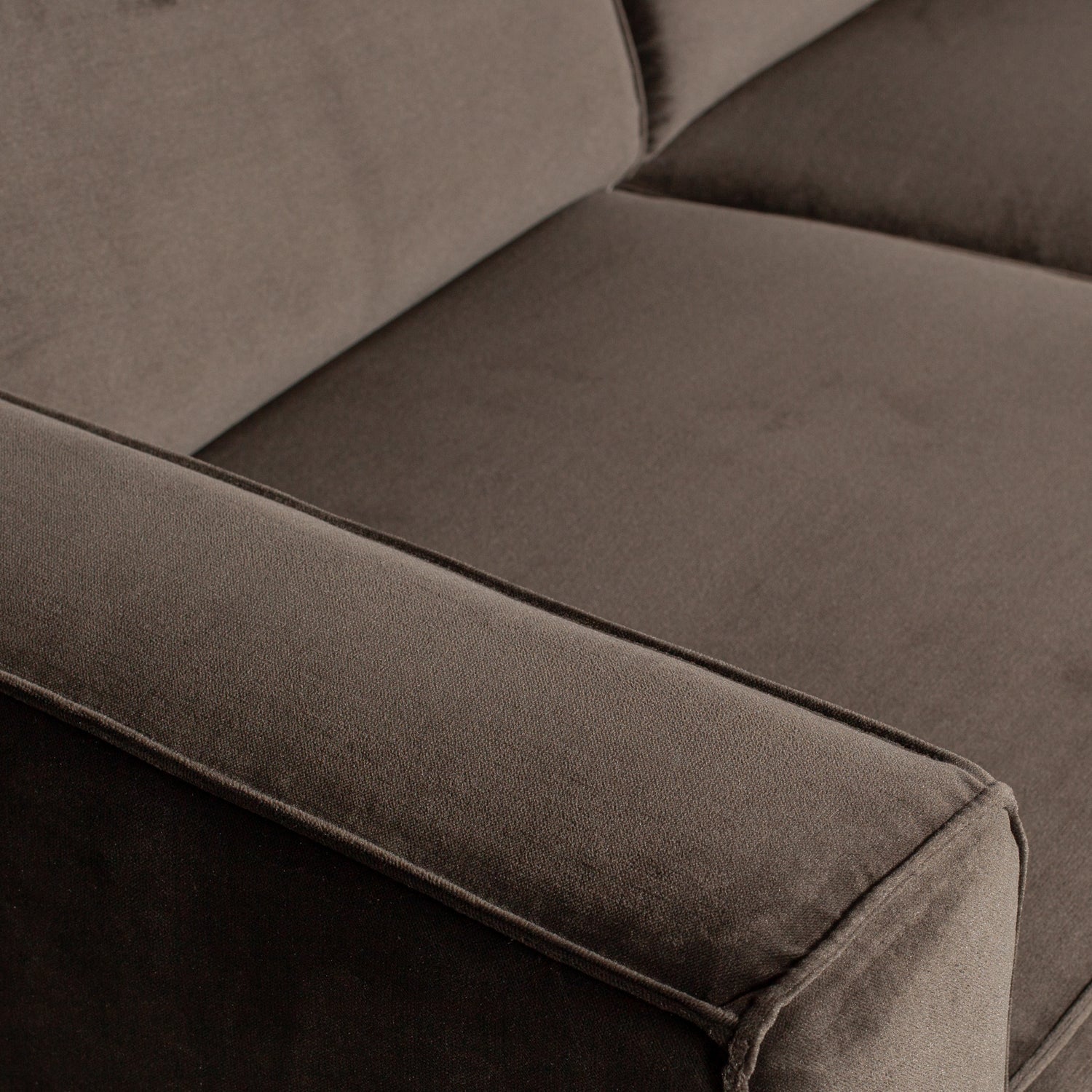 Sofa STATEMENT 3-vietė 230 cm, veliūras šilta žalia