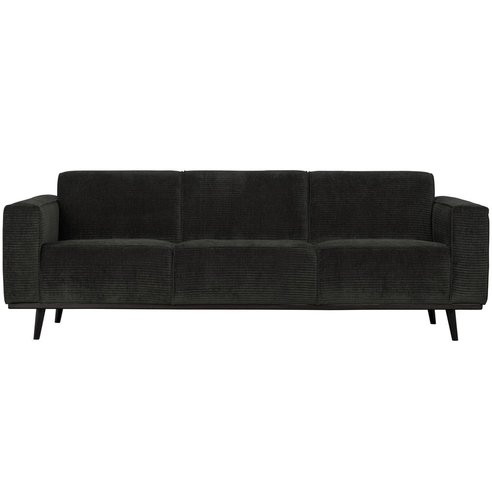 Sofa STATEMENT 3-vietė 230 cm, reljefinė grafitas