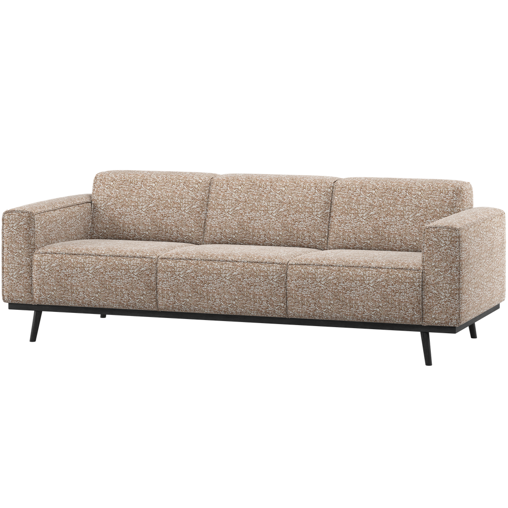 Sofa STATEMENT 3-vietė 230 cm, šviesiai rudas melanžas