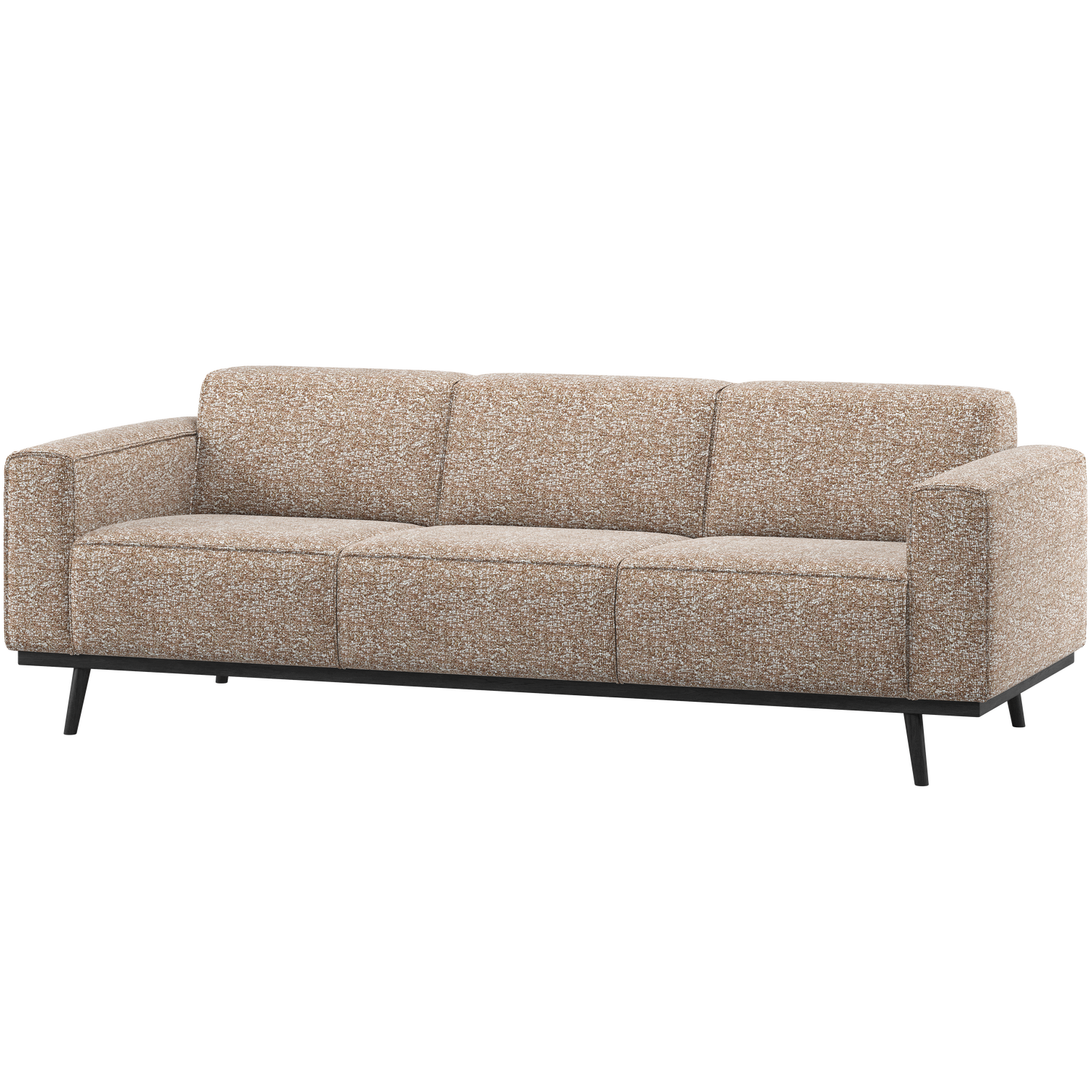 Sofa STATEMENT 3-vietė 230 cm, šviesiai rudas melanžas
