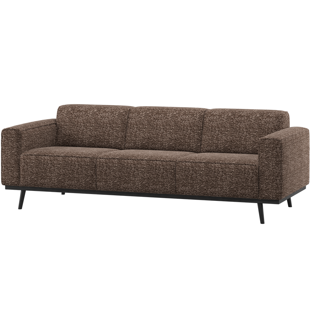 Sofa STATEMENT 3-vietė 230 cm melanžas ruda