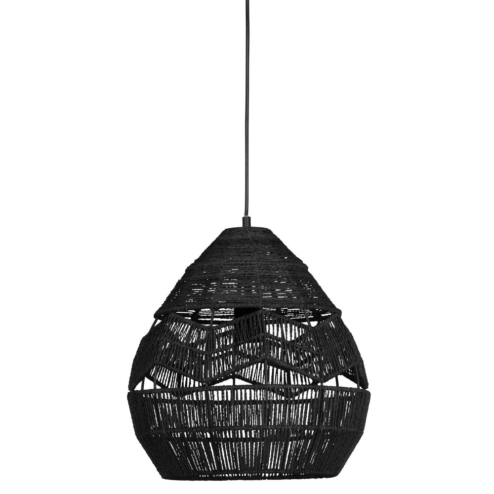 ADELAIDE HANGING LAMP BLACK O35CM