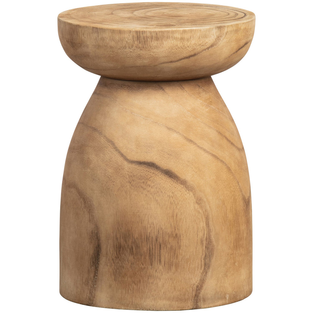BINK stool, natural paulownia wood