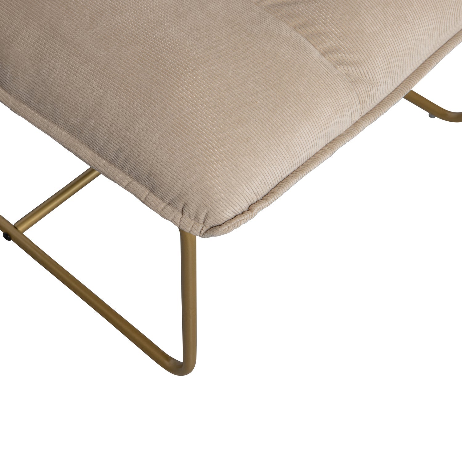 Fotelis FIE, ribcord smėlinis