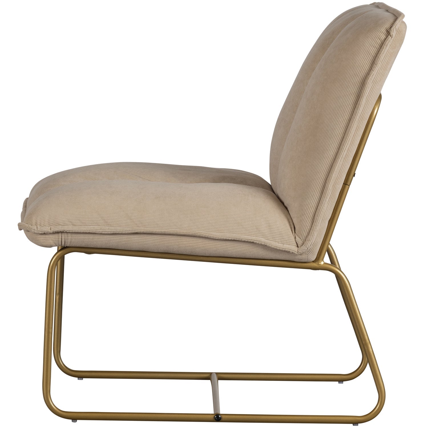 Fotelis FIE, ribcord smėlinis