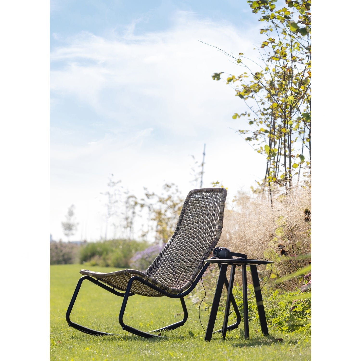 Garden armchair TOM, natural colour
