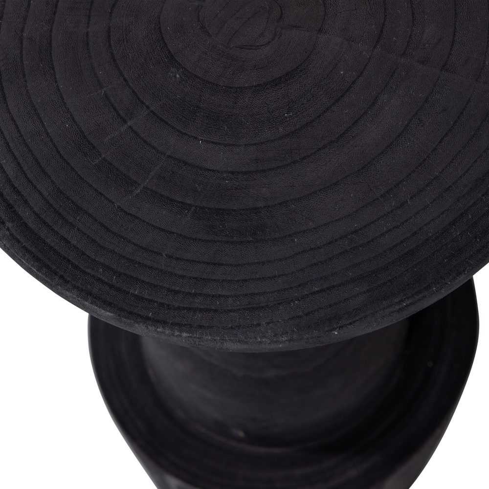 BINK BAR STOOL WOOD BLACK 76xO32CM
