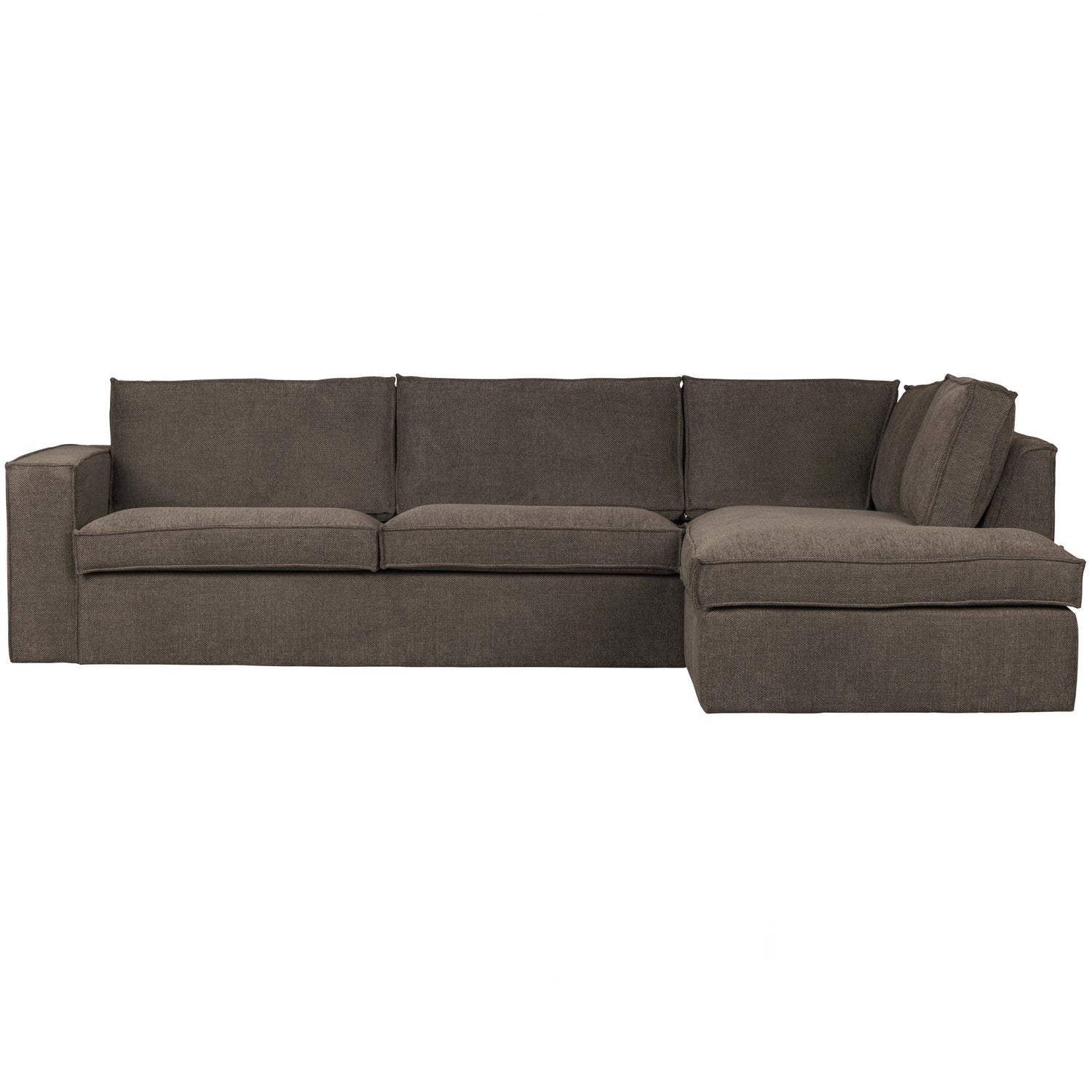 Kampinė sofa FREDDIE, dešinė, ruda