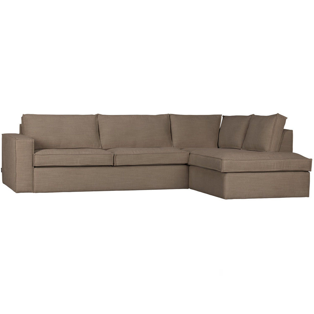 Kampinė sofa FREDDIE, raudona, kepenų