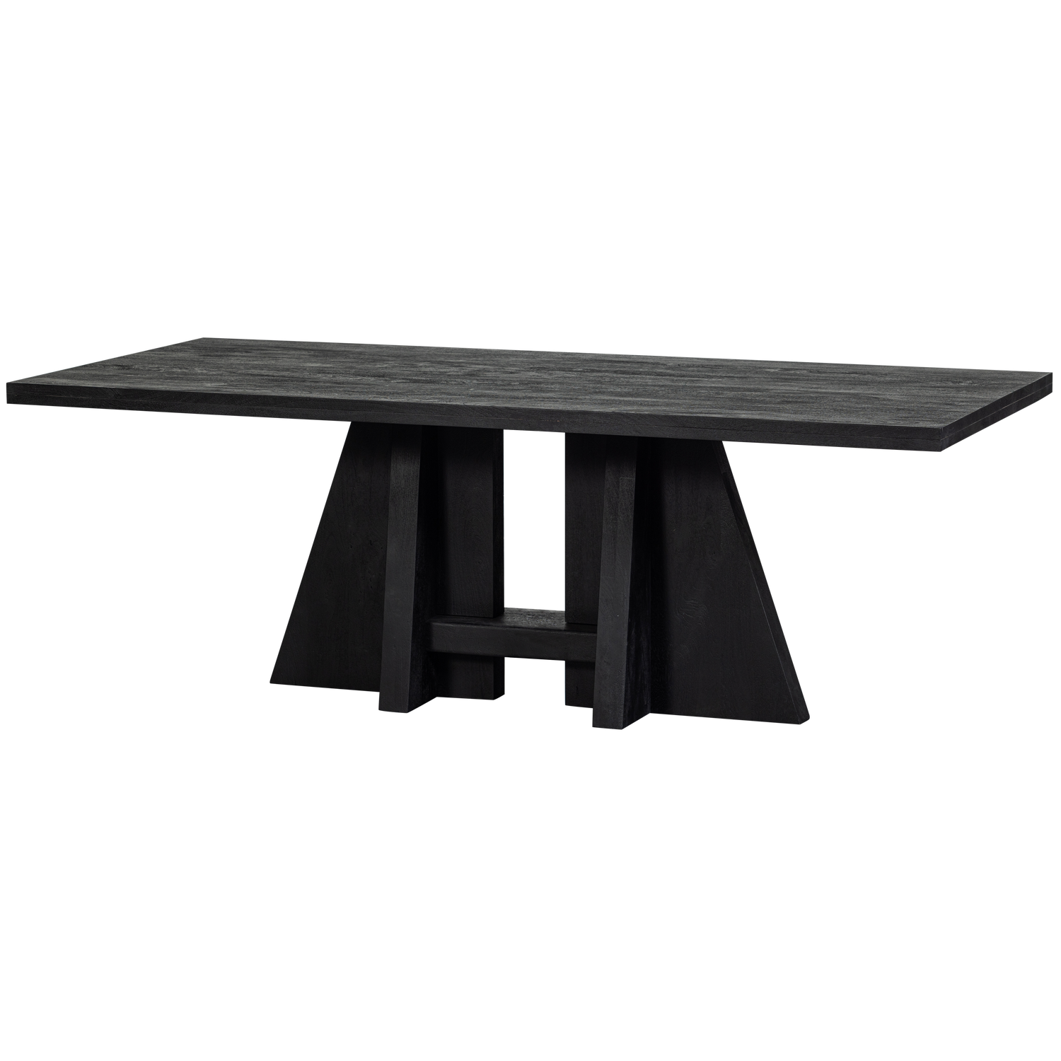 Stalas KEAN, juoda mango 220x100