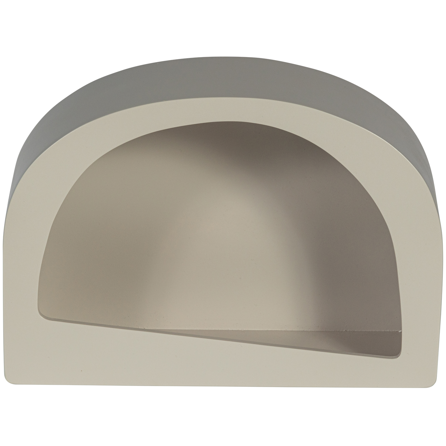 Dekoracija sieninė NOAM, pusapvalė, eukalipto medis, dulkėta pilka