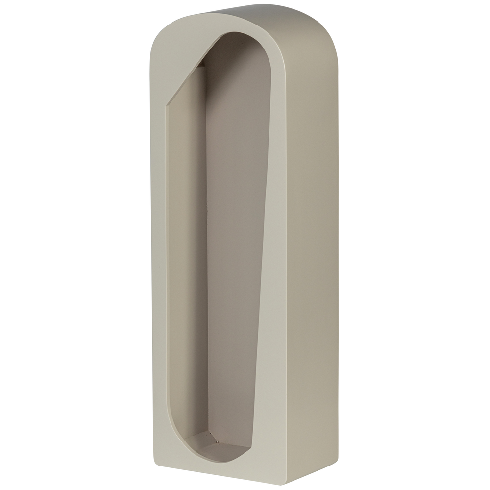 Dekoracija sieninė NOAM, pailga, eukalipto medis, dulkėta pilka