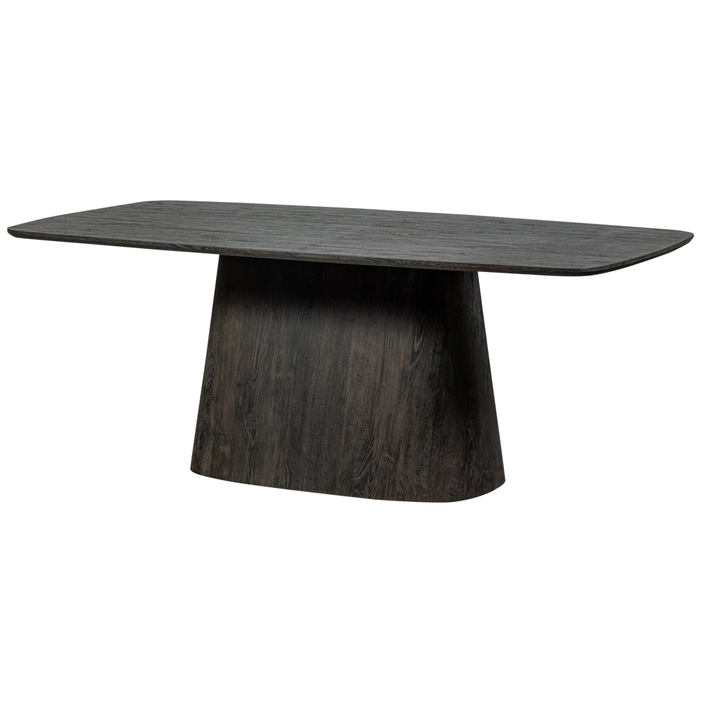 Stalas LEAH, tamsiai rudas MDF 200x105