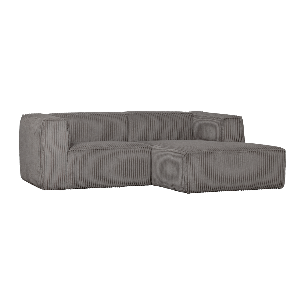 Sofa BEAN, su šezlongu dešiniuoju reljefinė audinio terrazzo