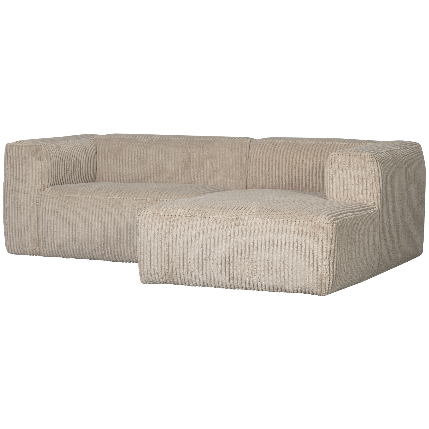 Kampinė sofa BEAN, dešinė pusė, Travertin audinys