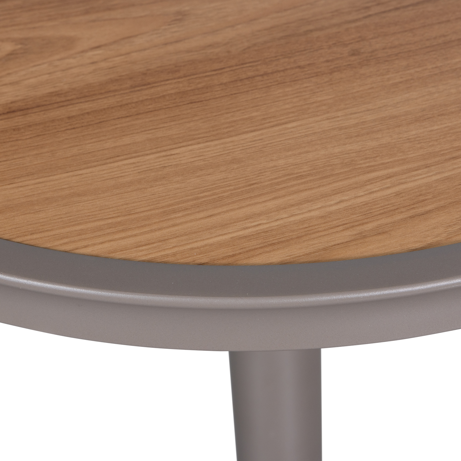 JEPPE HEIGHT ADJUSTABLE BAR TABLE GARDEN ALUMINUM BROWN/GREY