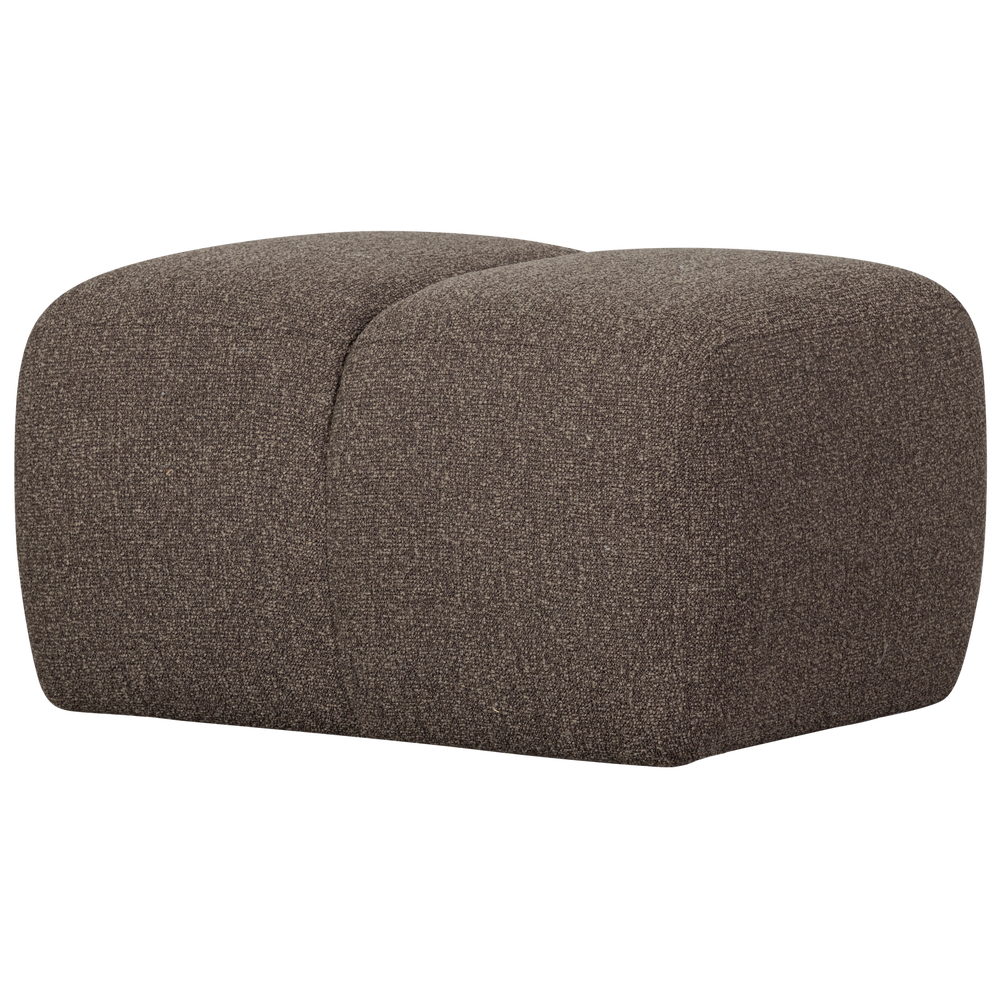 Pouf MOJO, bouclé, brown