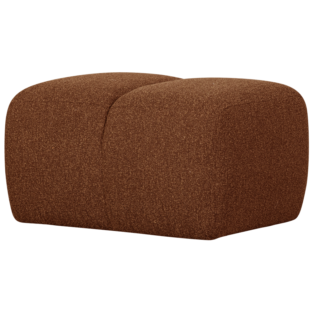 Pufas MOJO, bouclé, rusvai ruda