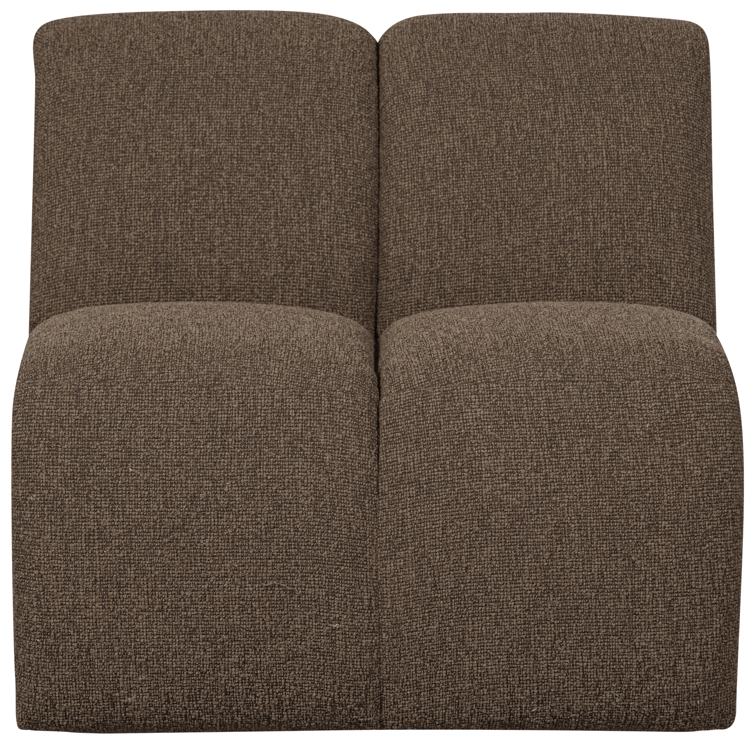 MOJO 1-seater sofa, bouclé, brown