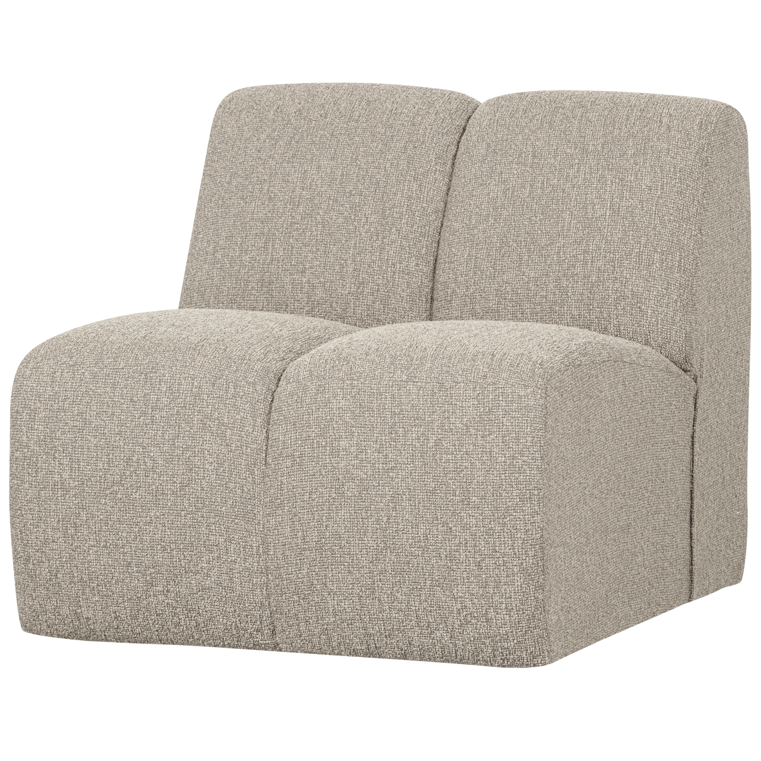 1-seater sofa MOJO, bouclé, light beige