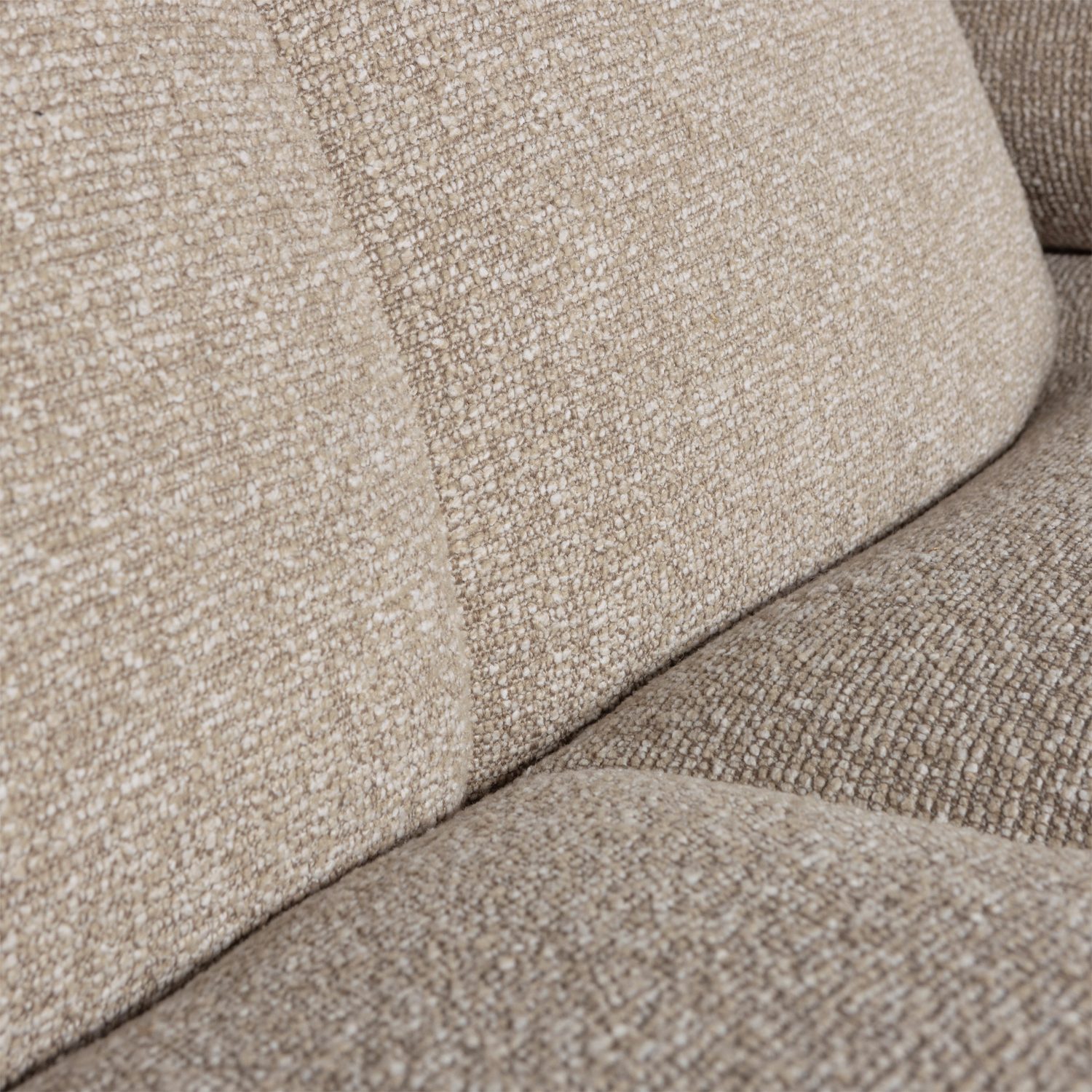 1,5 vietos modulis MOJO, dešinė, bouclé, beige spalvos