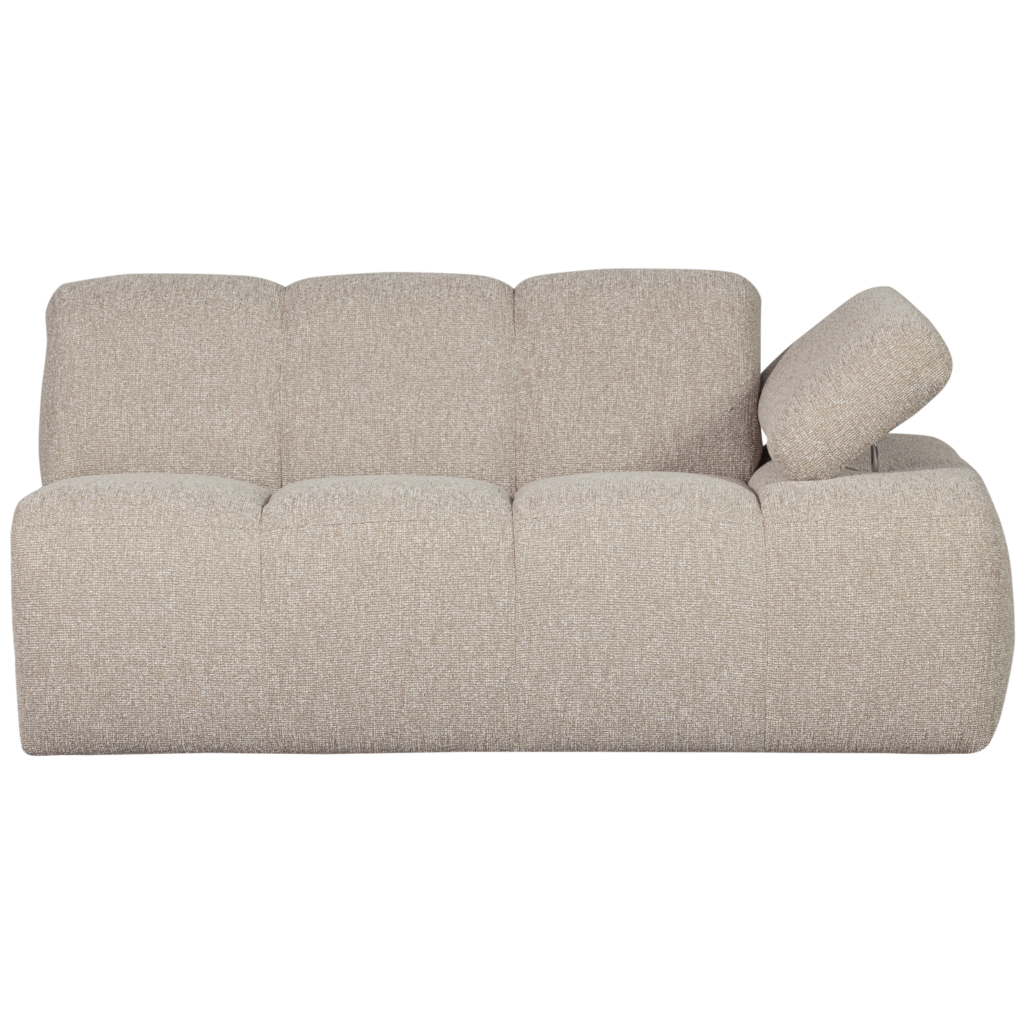1,5 vietos modulis MOJO, dešinė, bouclé, beige spalvos
