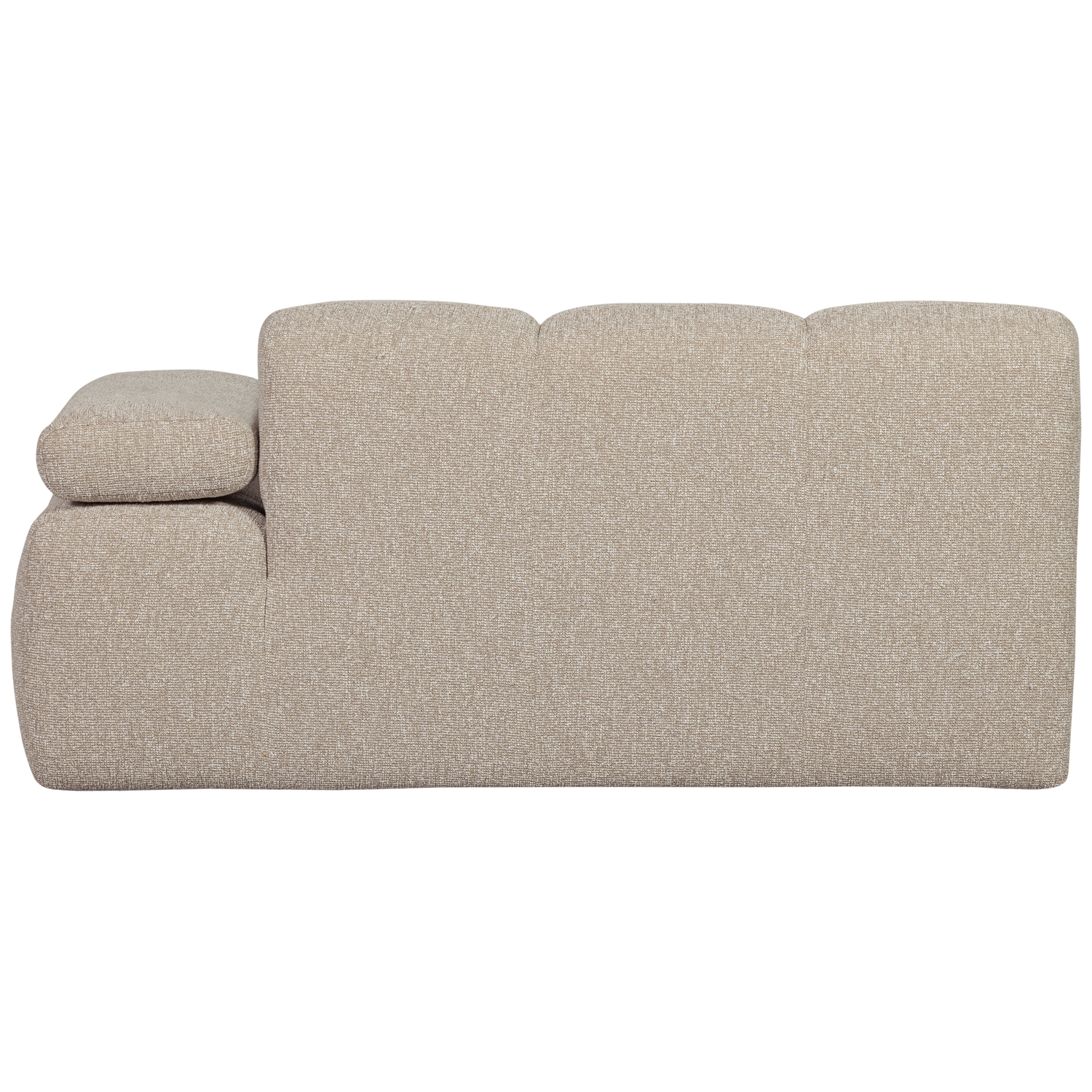 1,5 vietos modulis MOJO, dešinė, bouclé, beige spalvos