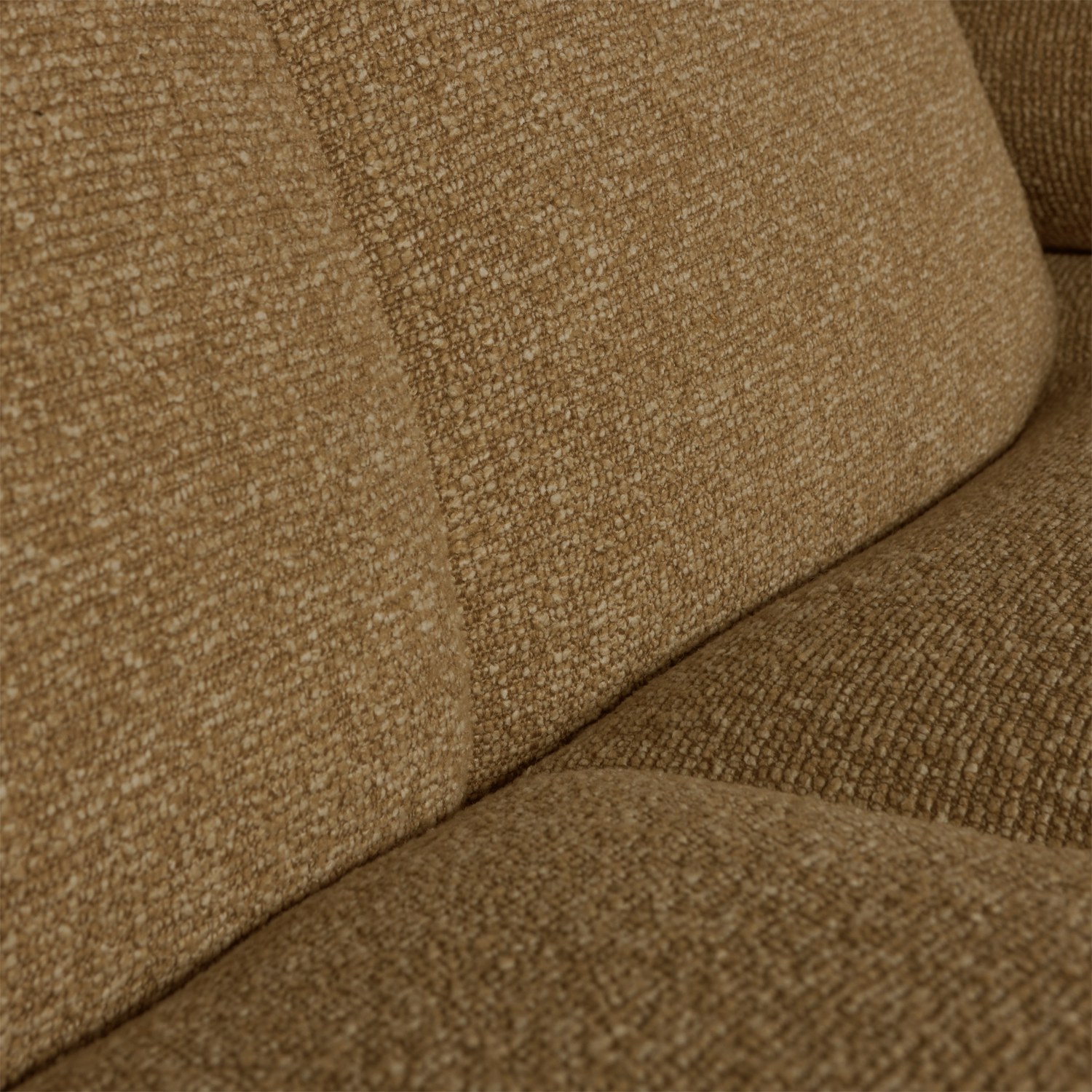 1, 5 vietos sėdynės elementas su porankiu dešinėje, Mojo, bouclé Yellow/Brown Melange