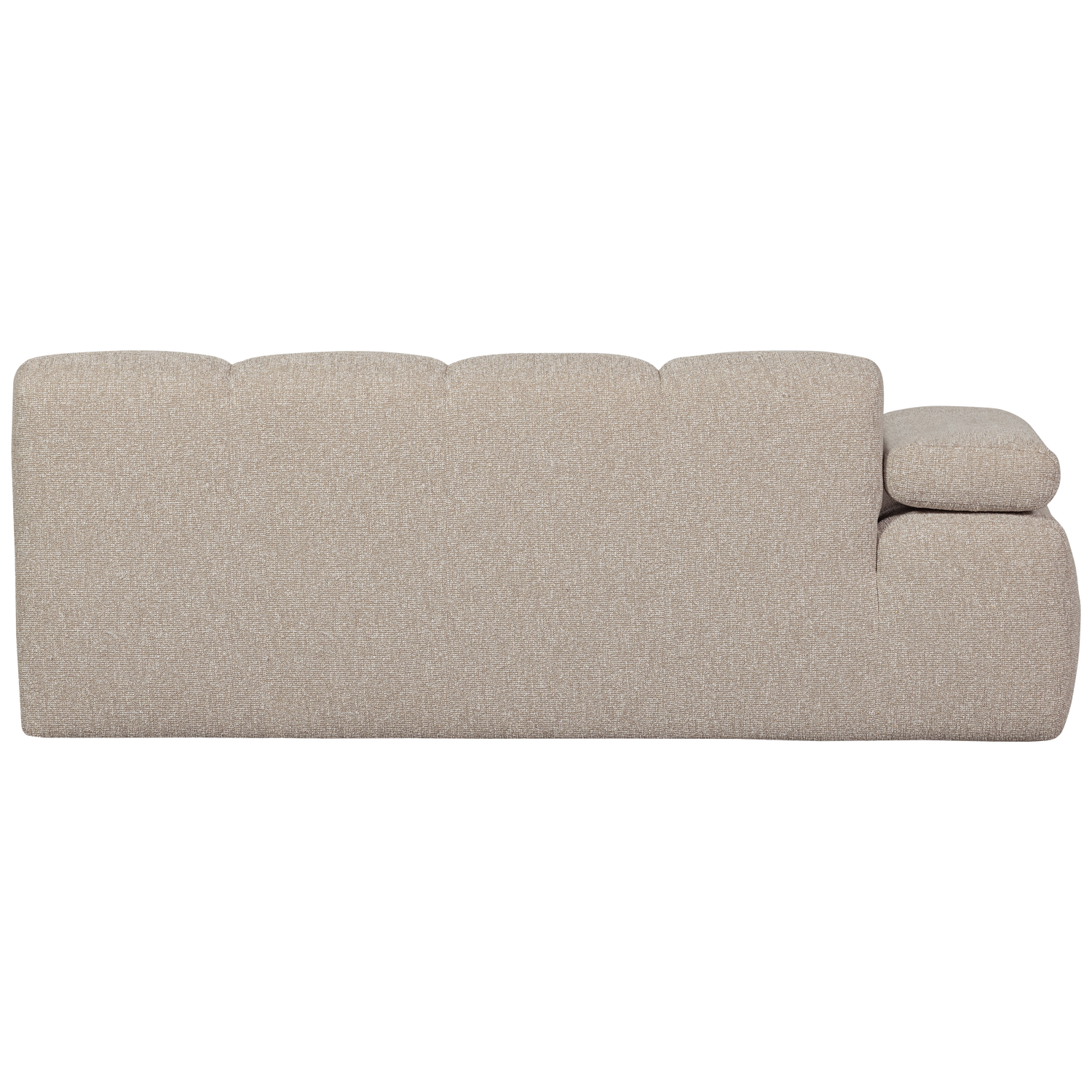 Dvivietis modulis MOJO kairė, bouclé, beige spalvos