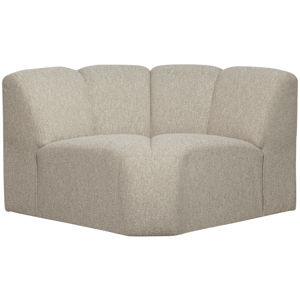 MOJO corner module, bouclé fabric, Beige Melange