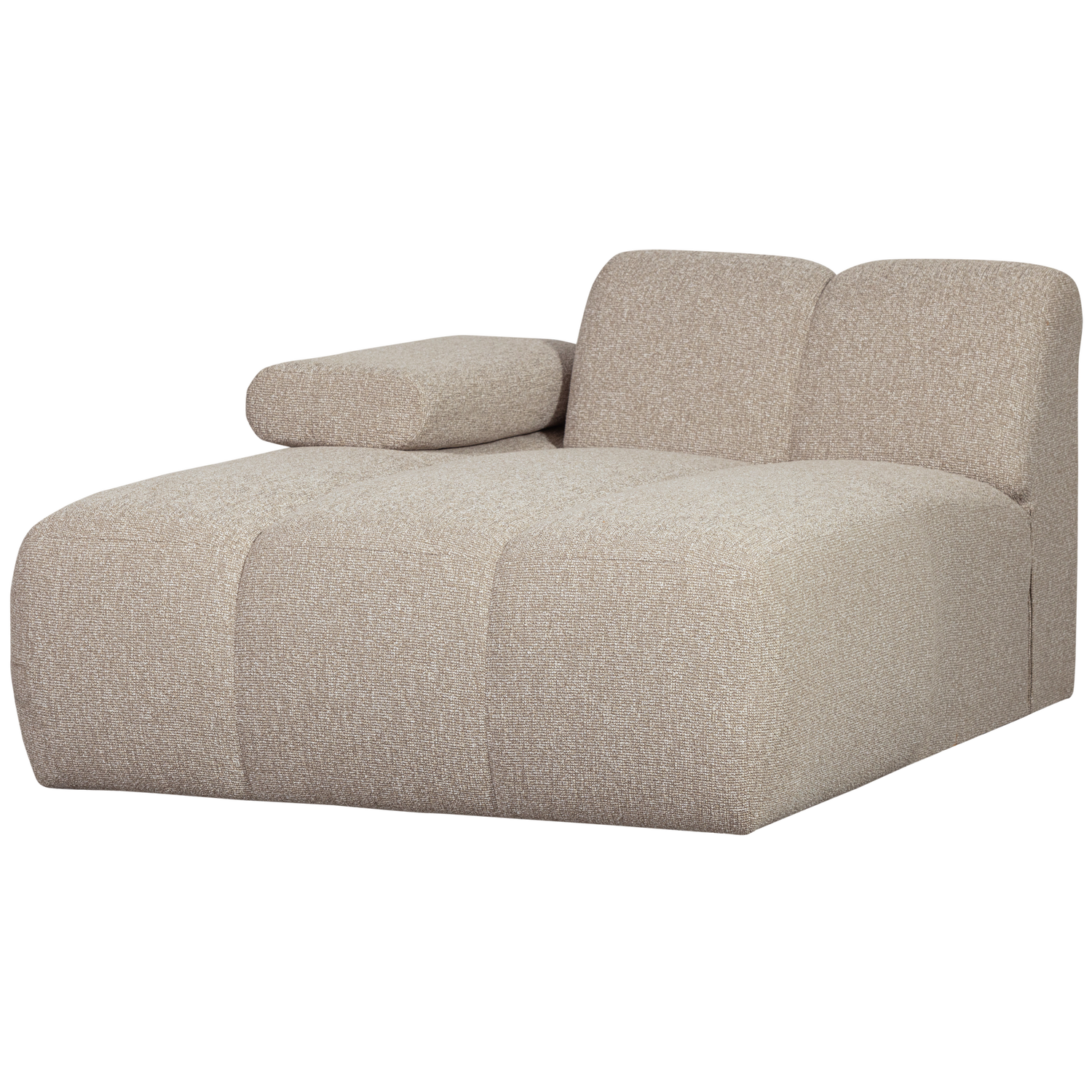 Kairysis Kušetės Elementas MOJO, buklė audinys, beige melange