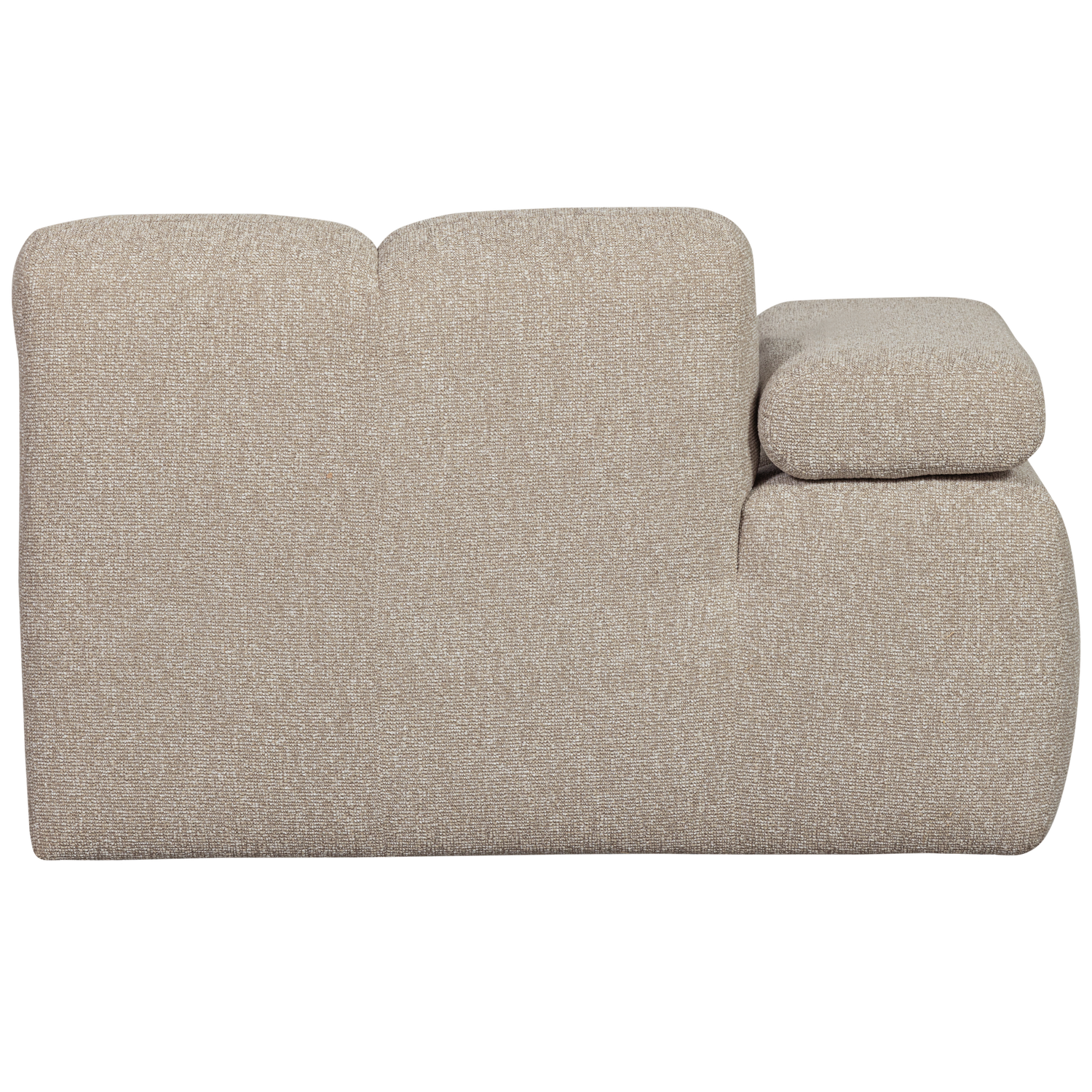 Kairysis Kušetės Elementas MOJO, buklė audinys, beige melange