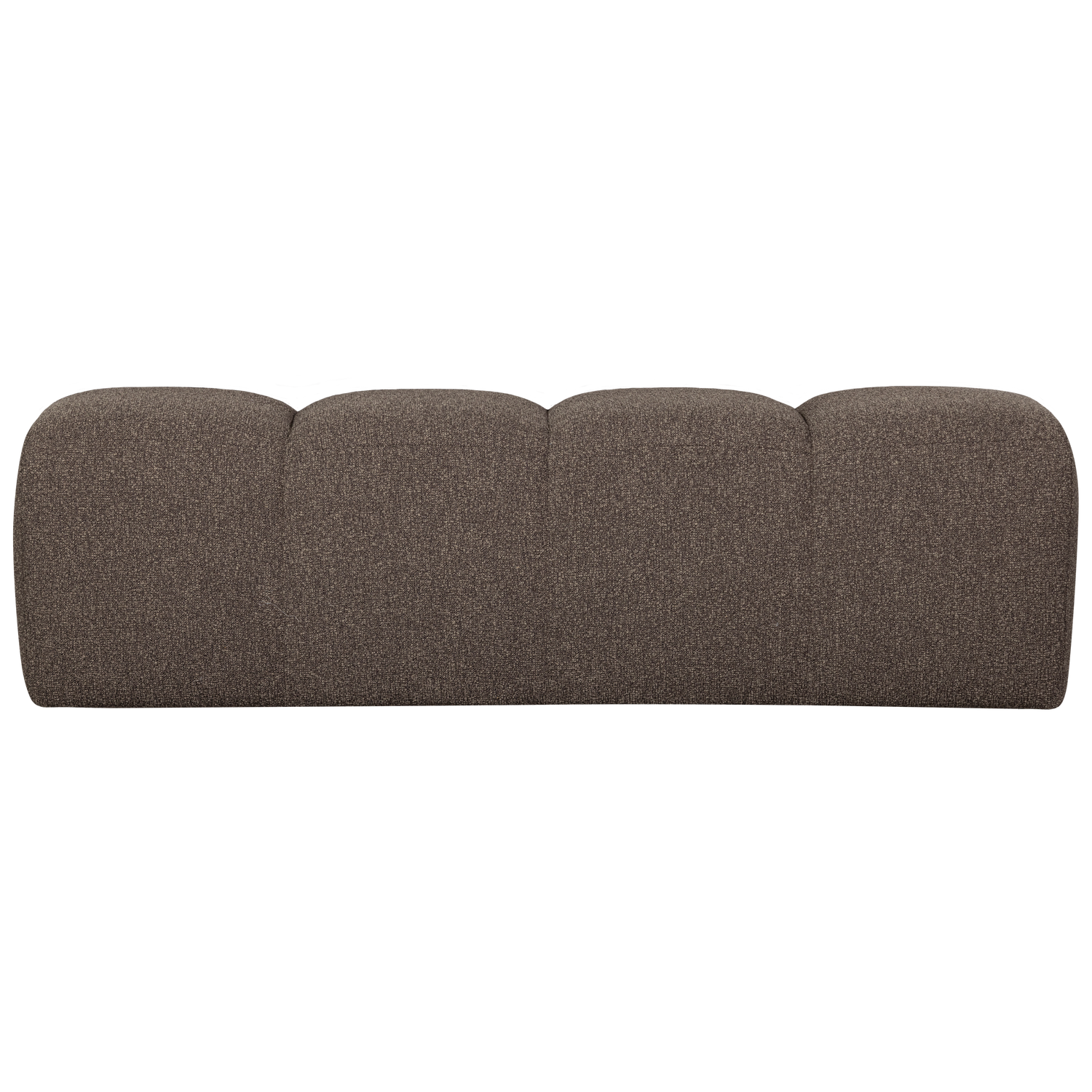 Valgomojo suoliukas MOJO, bouclé audinys, Brown Melange