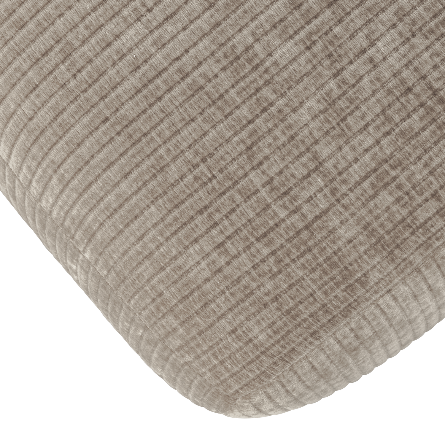 MOJO dining bench, striped fabric, honey color