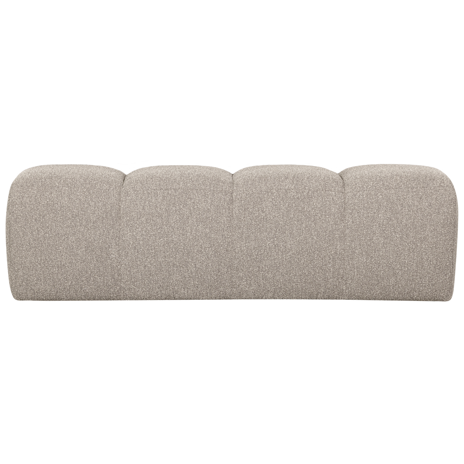 Valgomojo suoliukas MOJO 164cm, bouclé smėlio melanžas (be atlošo)