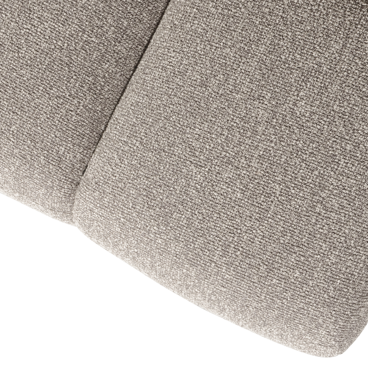 Valgomojo suoliukas MOJO, dryžuotas audinys, rūdžių ruda