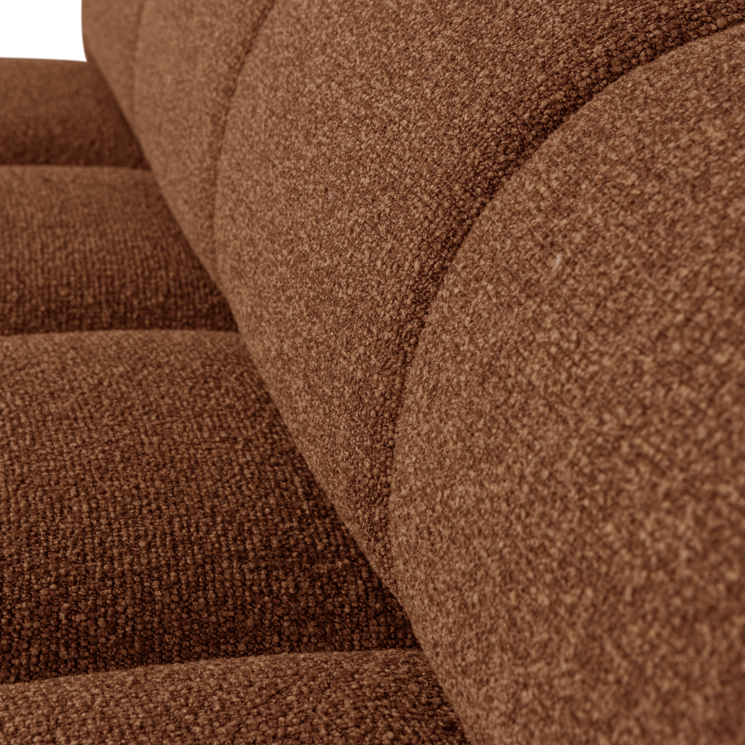 Fotelis MOJO, rifliuotas audinys, Dark Sand